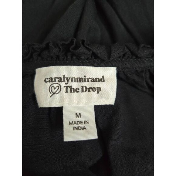 Caralyn Mirand The Drop Dress Size Medium Black Raglan Sleeve - Picture 4 of 5